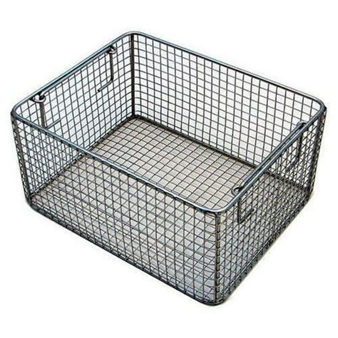 metal wire basket with bracket|metal wire basket open.